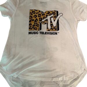 White MTV Graphic T-Shirt